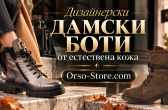 Дизайнерски боти от етсетвена кожа | orso-store.com
