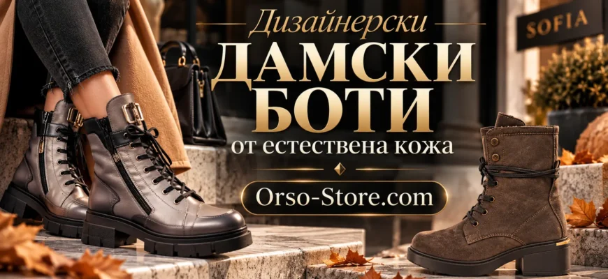 Дизайнерски боти от етсетвена кожа | orso-store.com