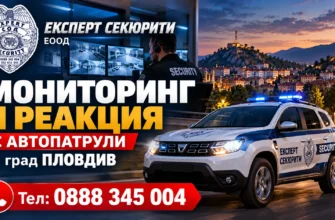 Мониторинг и реакция с автопатрули град Пловдив Експерт Секюрити ЕООД